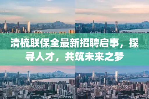 清梳聯(lián)保全最新招聘啟事，探尋人才，共筑未來之夢