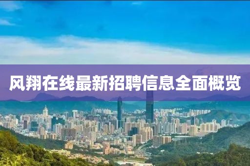 風翔在線最新招聘信息全面概覽