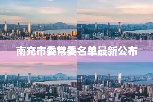 南充市委常委名單最新公布