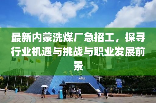 最新內(nèi)蒙洗煤廠急招工，探尋行業(yè)機(jī)遇與挑戰(zhàn)與職業(yè)發(fā)展前景