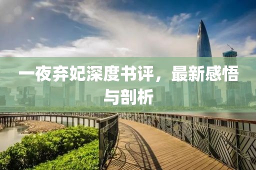 一夜棄妃深度書評，最新感悟與剖析