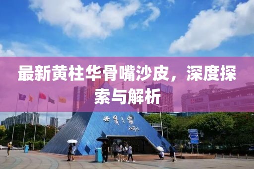 最新黃柱華骨嘴沙皮，深度探索與解析