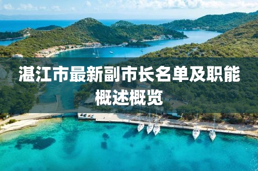 湛江市最新副市長(zhǎng)名單及職能概述概覽