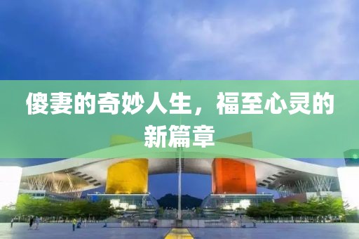 傻妻的奇妙人生，福至心靈的新篇章