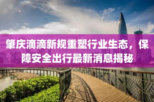 肇慶滴滴新規(guī)重塑行業(yè)生態(tài)，保障安全出行最新消息揭秘
