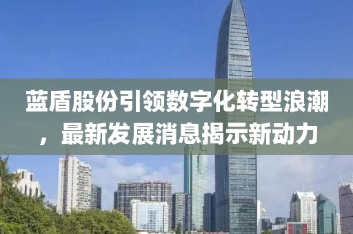藍(lán)盾股份引領(lǐng)數(shù)字化轉(zhuǎn)型浪潮，最新發(fā)展消息揭示新動力
