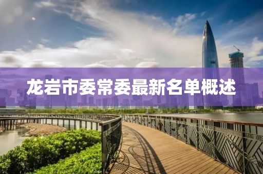 龍巖市委常委最新名單概述