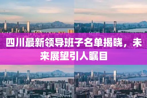 四川最新領(lǐng)導(dǎo)班子名單揭曉，未來展望引人矚目