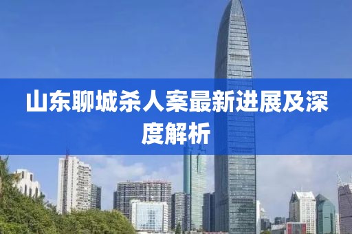 山東聊城殺人案最新進(jìn)展及深度解析